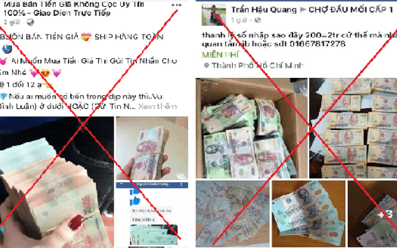 Người dân tuyệt đối không được sản xuất, tàng trữ, vận chuyển, lưu hành tiền giả