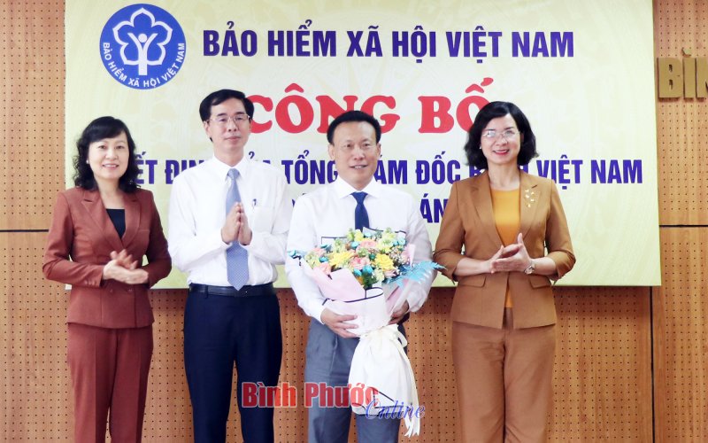 Ông Nguyễn Văn Tân được bổ nhiệm Giám đốc Bảo hiểm xã hội tỉnh Bình Phước