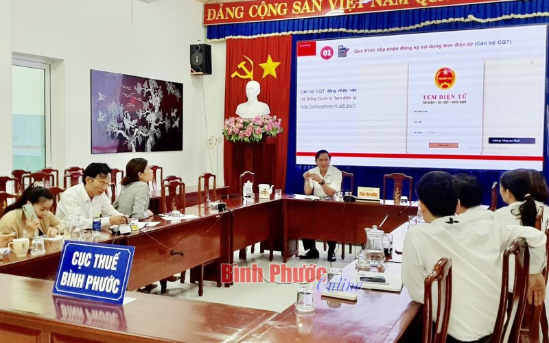 Triển khai ứng dụng quản lý tem điện tử 