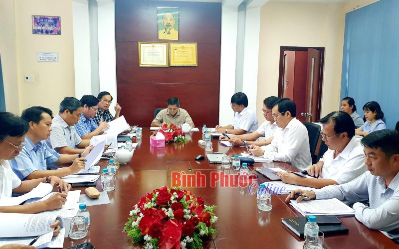 Ban Kinh tế - Ngân sách HĐND tỉnh làm việc với Sở Kế hoạch - Đầu tư