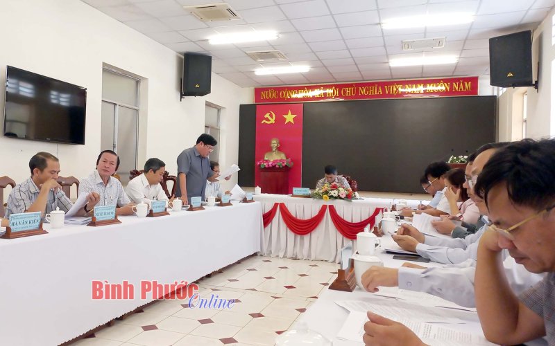 Ban Kinh tế - Ngân sách thẩm tra nội dung trình kỳ họp HĐND tỉnh