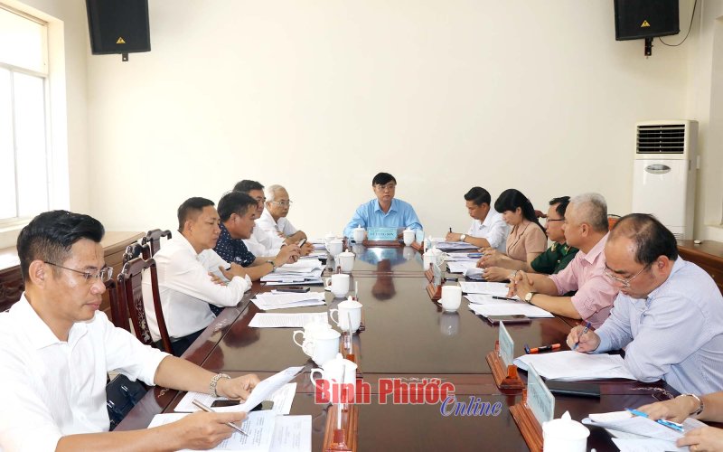 Ban Pháp chế HĐND tỉnh Bình Phước thống nhất nội dung các báo cáo thẩm tra
