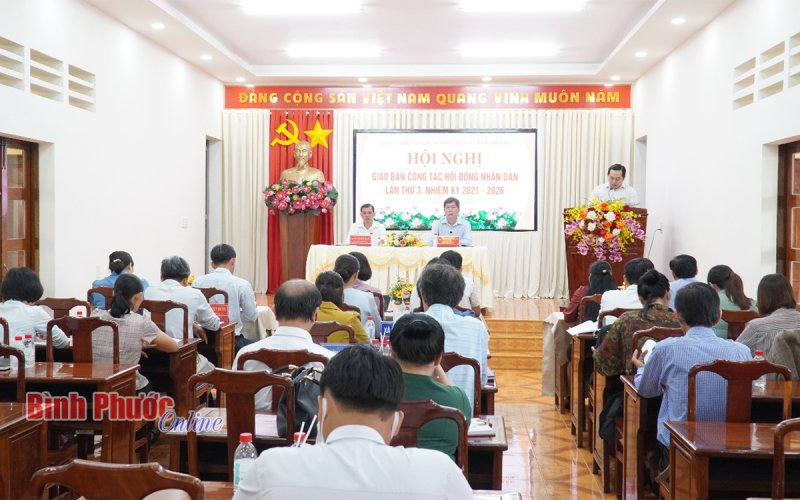 Bình Long: Giao ban công tác HĐND lần thứ 3, nhiệm kỳ 2021-2026
