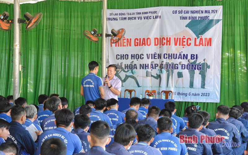 Bình Phước: 194 học viên cai nghiện ma túy được tư vấn việc làm