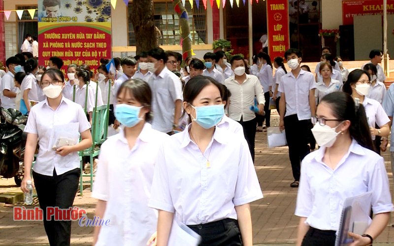 Bình Phước có 10.932 hồ sơ đăng ký dự thi tốt nghiệp THPT năm 2023