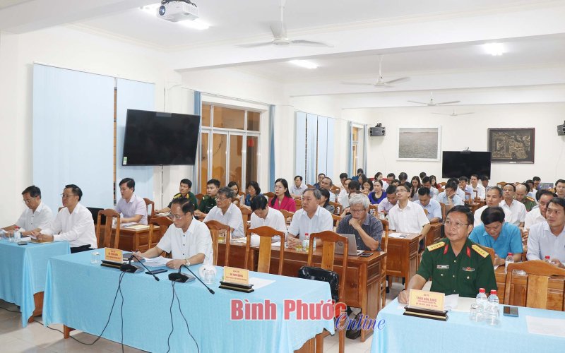 Bình Phước: Hội nghị báo cáo viên cấp tỉnh tháng 5