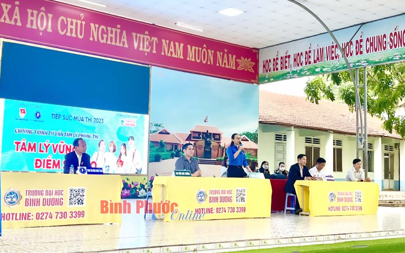 Bình Phước: Tư vấn tâm lý phòng thi cho học sinh THPT