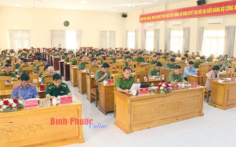 Công an tỉnh Bình Phước nằm trong top 10 đơn vị có chỉ số cải cách hành chính cao cả nước