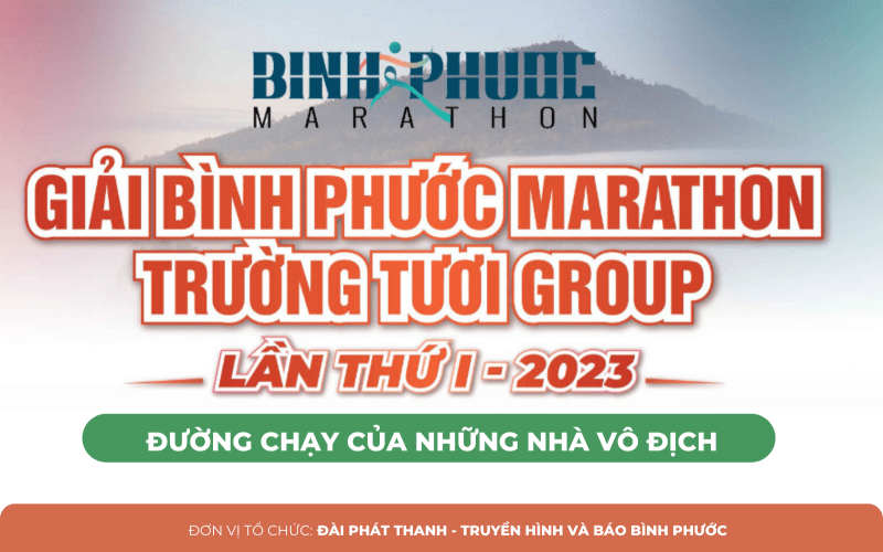 Điểm nhấn Giải Bình Phước marathon - Trường Tươi Group lần thứ I, năm 2023: Đường chạy của những nhà vô địch