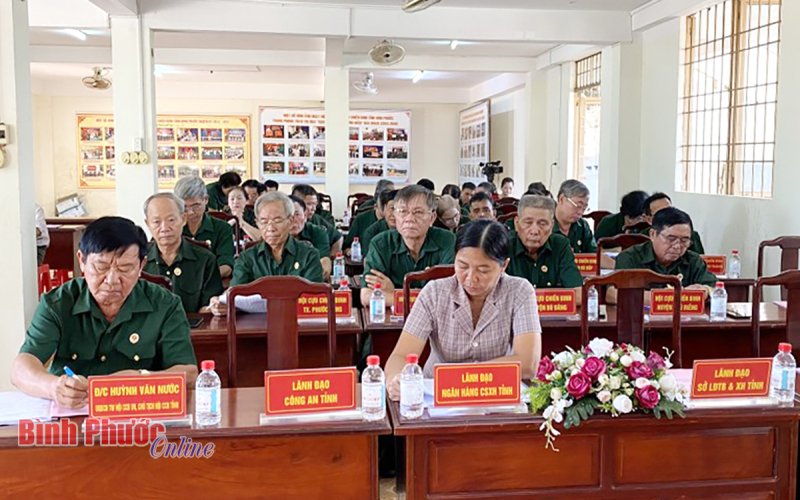 Hội nghị Ban chấp hành Hội Cựu chiến binh tỉnh Bình Phước lần thứ 3, khóa VII