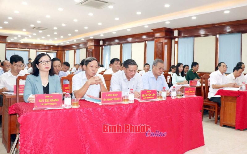 Huyện ủy Phú Riềng đánh giá giữa nhiệm kỳ thực hiện nghị quyết