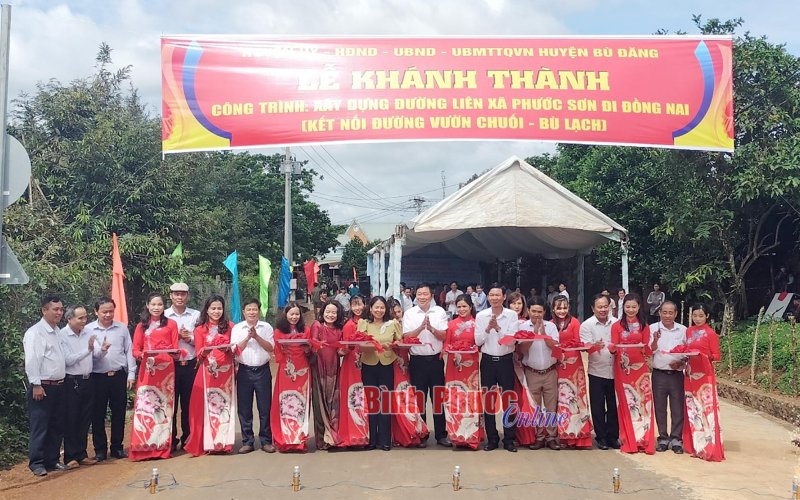 Khánh thành đường liên xã Phước Sơn - Đồng Nai
