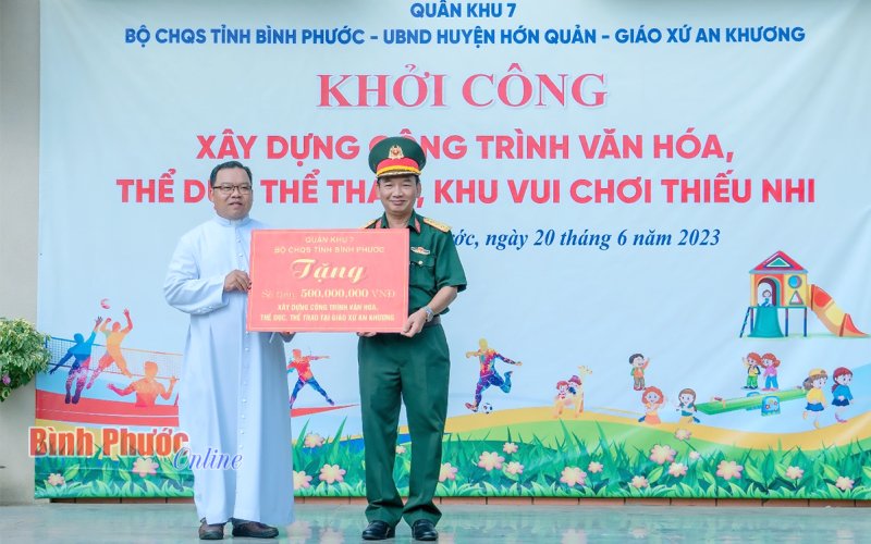 Khởi công công trình văn hóa, thể thao tại Giáo xứ An Khương