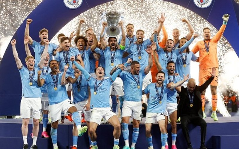 Man City lần đầu vô địch Champions League, hoàn tất 'cú ăn ba' vĩ đại