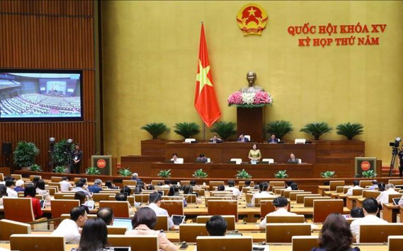 Ngày 19-6, Quốc hội tiếp tục làm việc tại hội trường