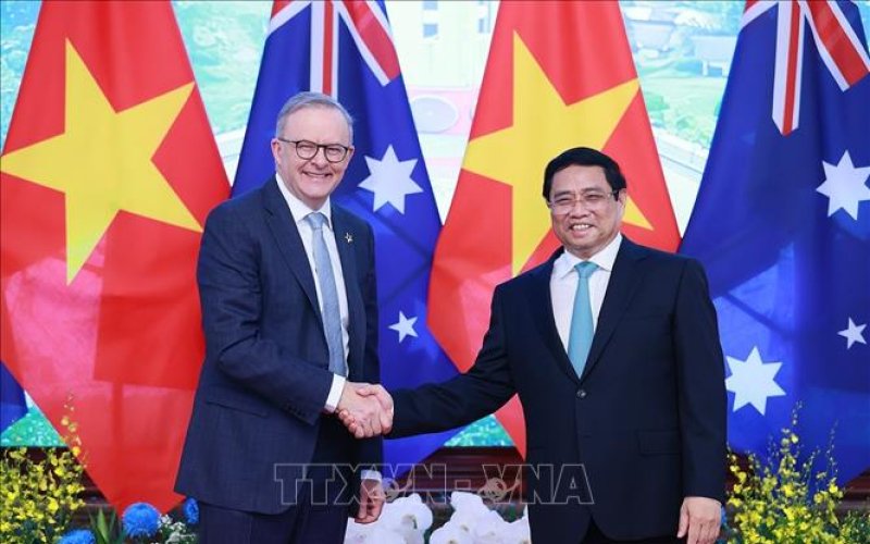 Thủ tướng Phạm Minh Chính hội đàm với Thủ tướng Australia