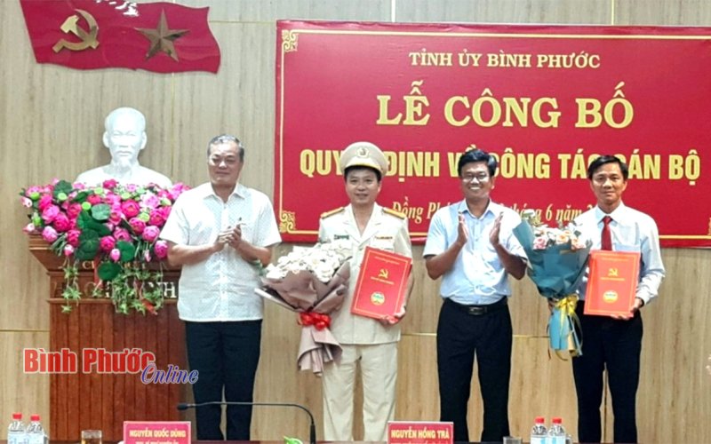 Tỉnh ủy Bình Phước công bố quyết định về công tác cán bộ tại Đồng Phú