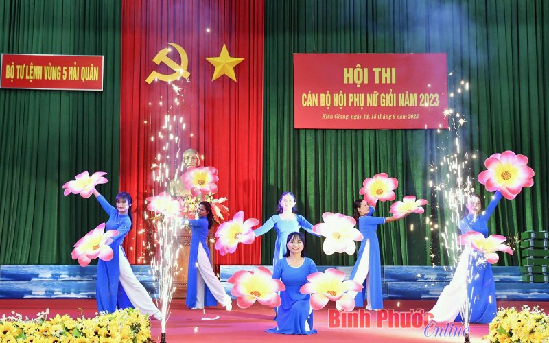 Vùng 5 Hải quân: Hội thi cán bộ hội phụ nữ giỏi năm 2023