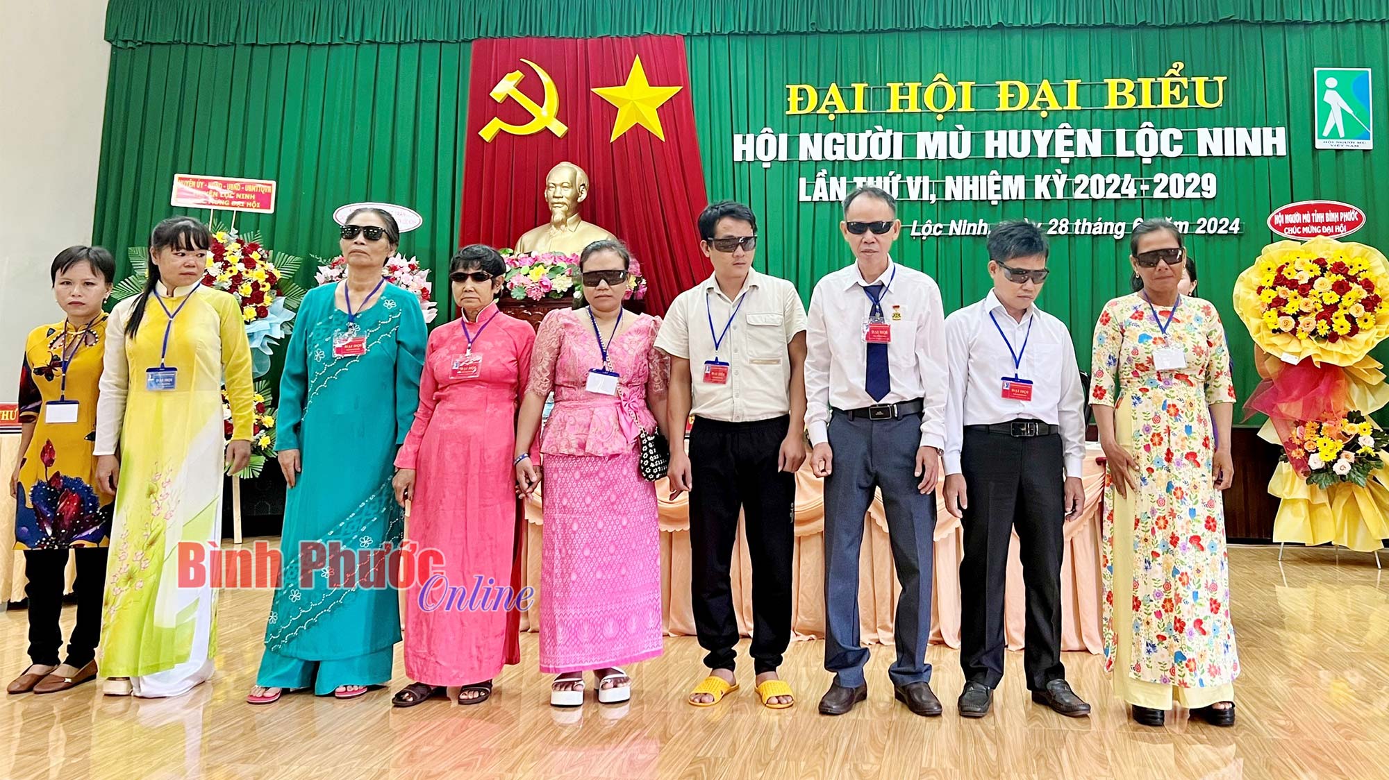 Đại hội đại biểu Hội Người mù huyện Lộc Ninh lần thứ VI, nhiệm kỳ 2024-2029