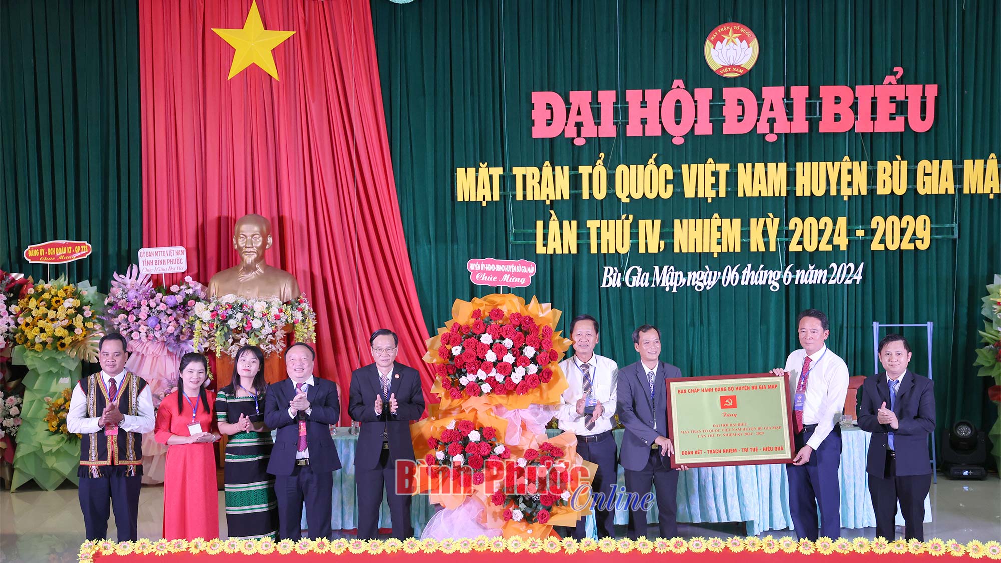 Đại hội Đại biểu MTTQVN huyện Bù Gia Mập: Đoàn kết - trách nhiệm - trí tuệ - hiệu quả