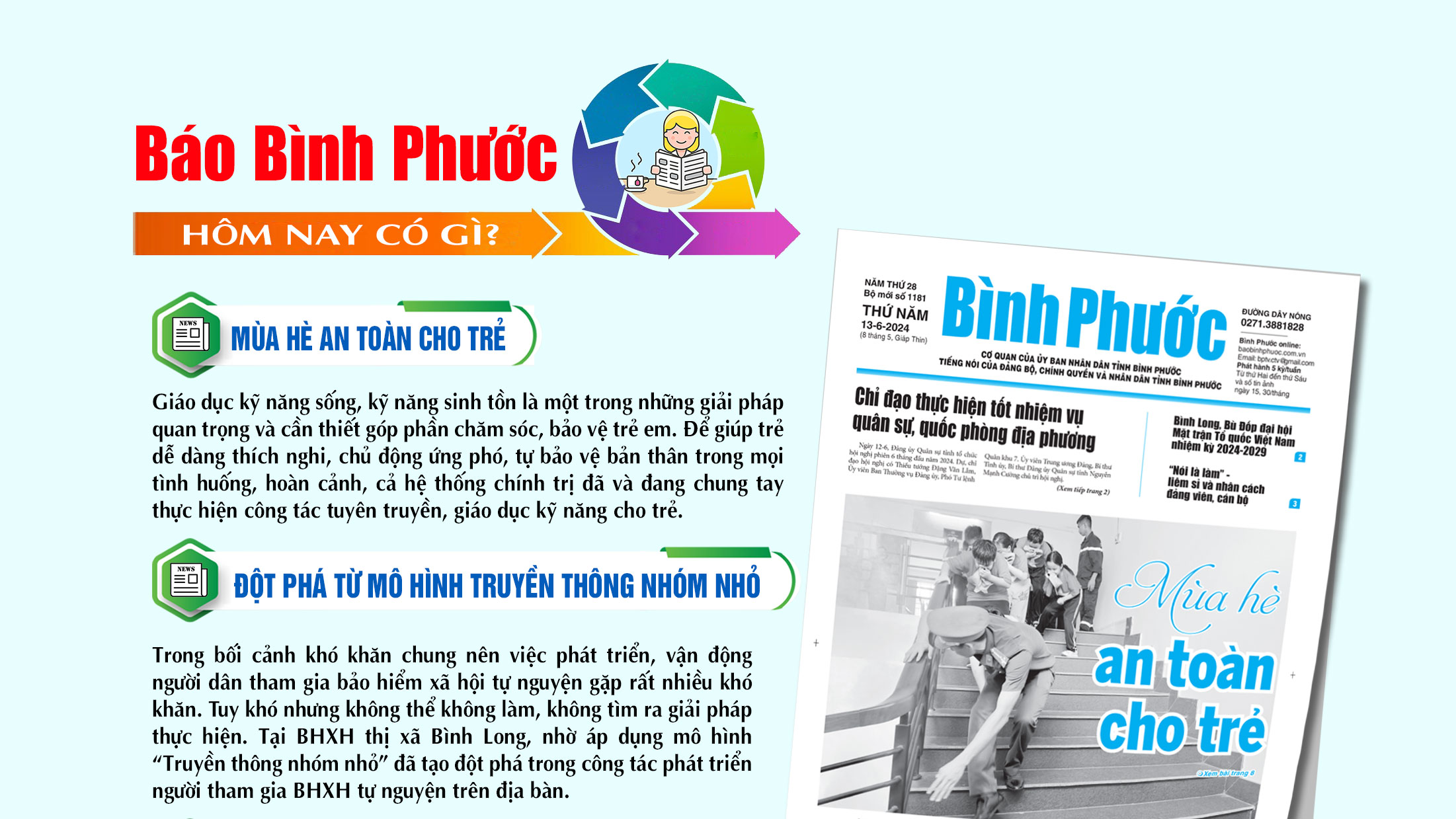 Kính mời độc giả đón đọc báo in Bình Phước hôm nay 13-6-2024