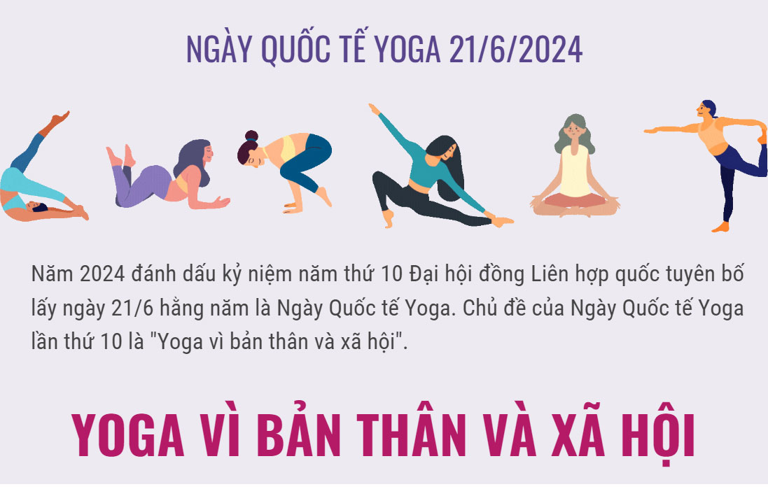 Ngày Quốc tế Yoga 21-6-2024: Yoga vì bản thân và xã hội