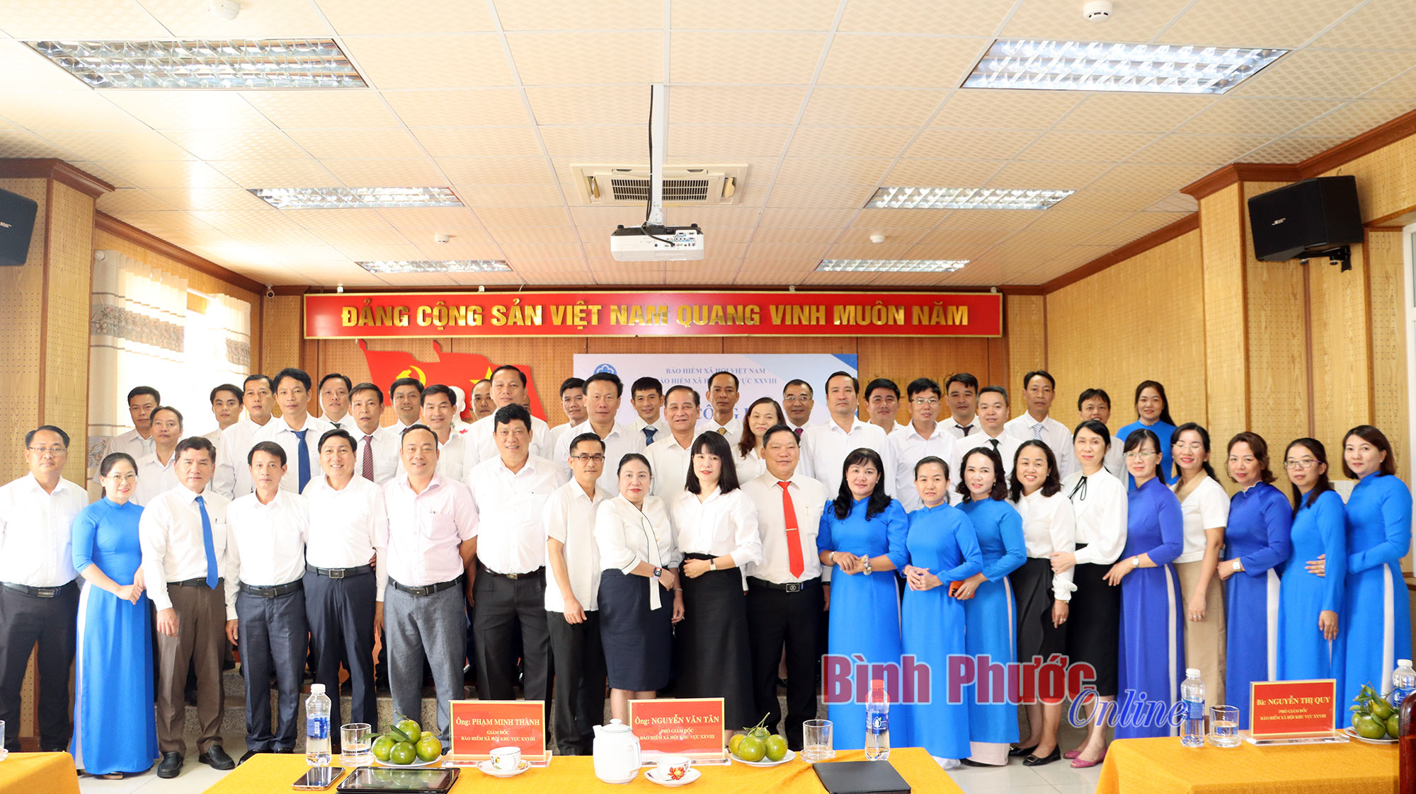 Bảo hiểm xã hội khu vực XXVIII công bố quyết định công tác cán bộ