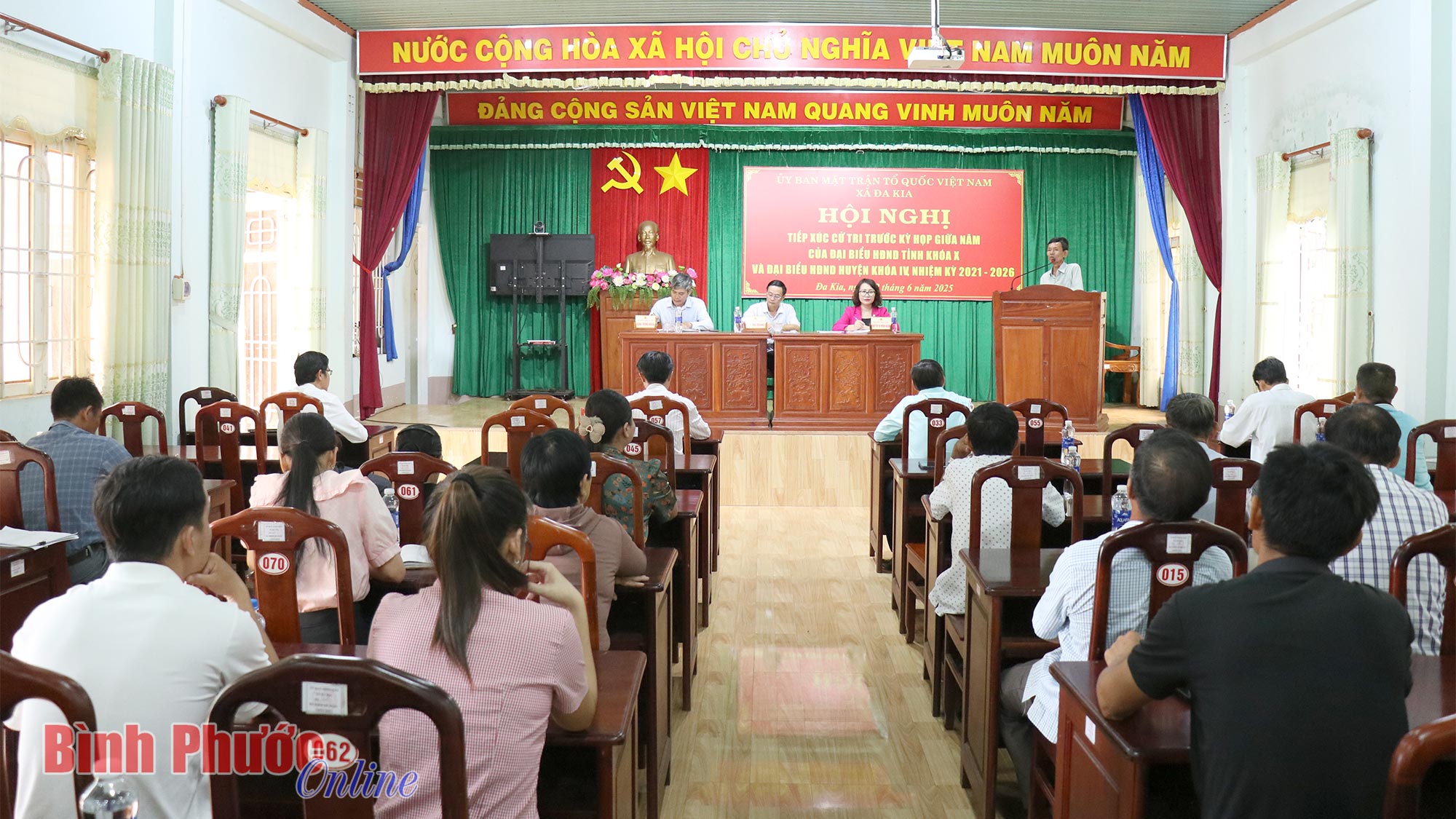 Đại biểu HĐND tỉnh tiếp xúc cử tri xã Đa Kia