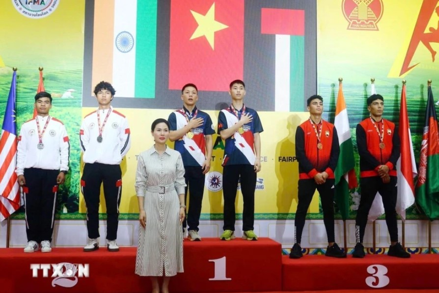 Đoàn Việt Nam xếp thứ nhất Giải vô địch Muay châu Á