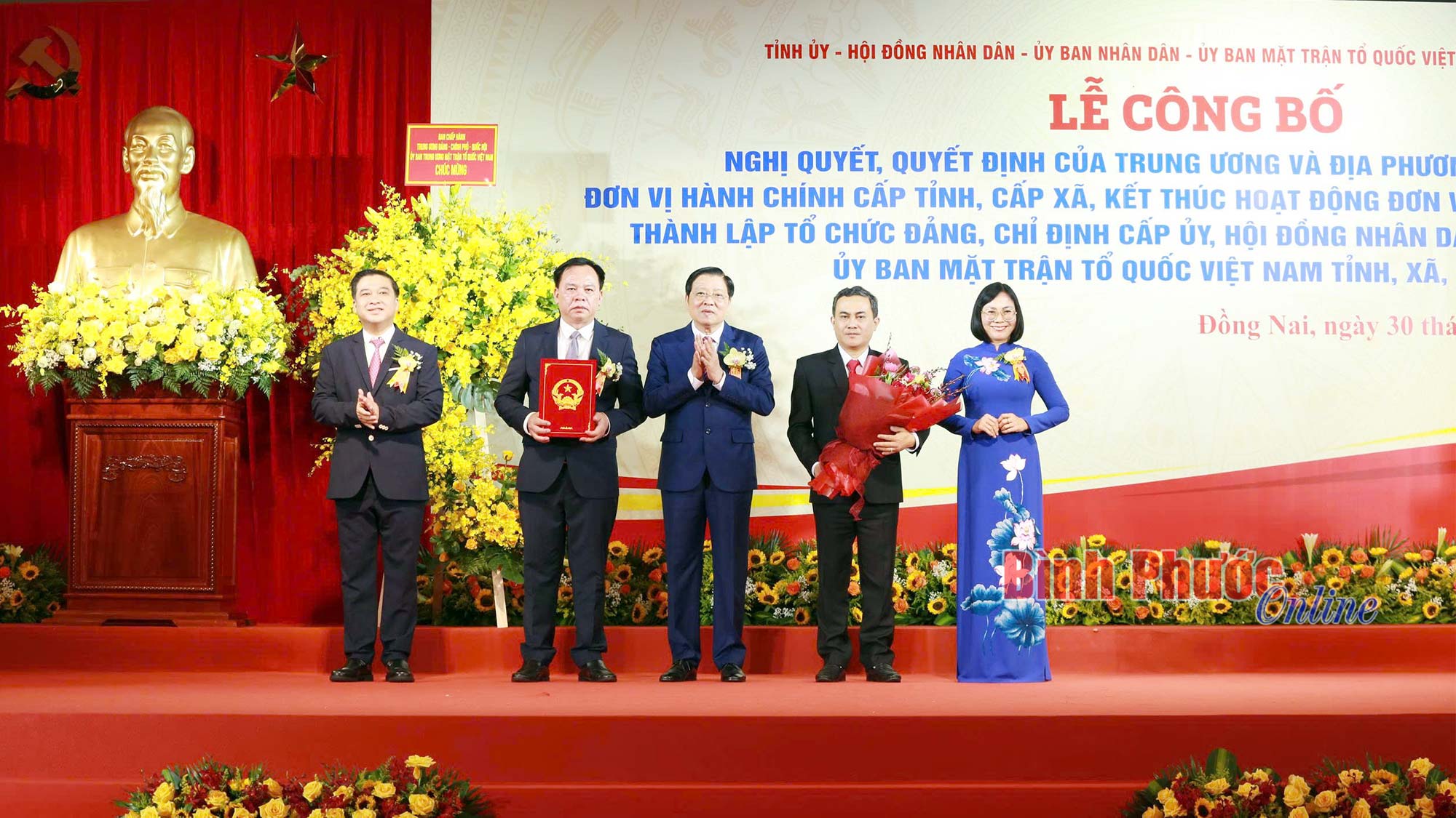 Đồng chí Võ Tấn Đức giữ chức Chủ tịch UBND tỉnh Đồng Nai sau sáp nhập tỉnh