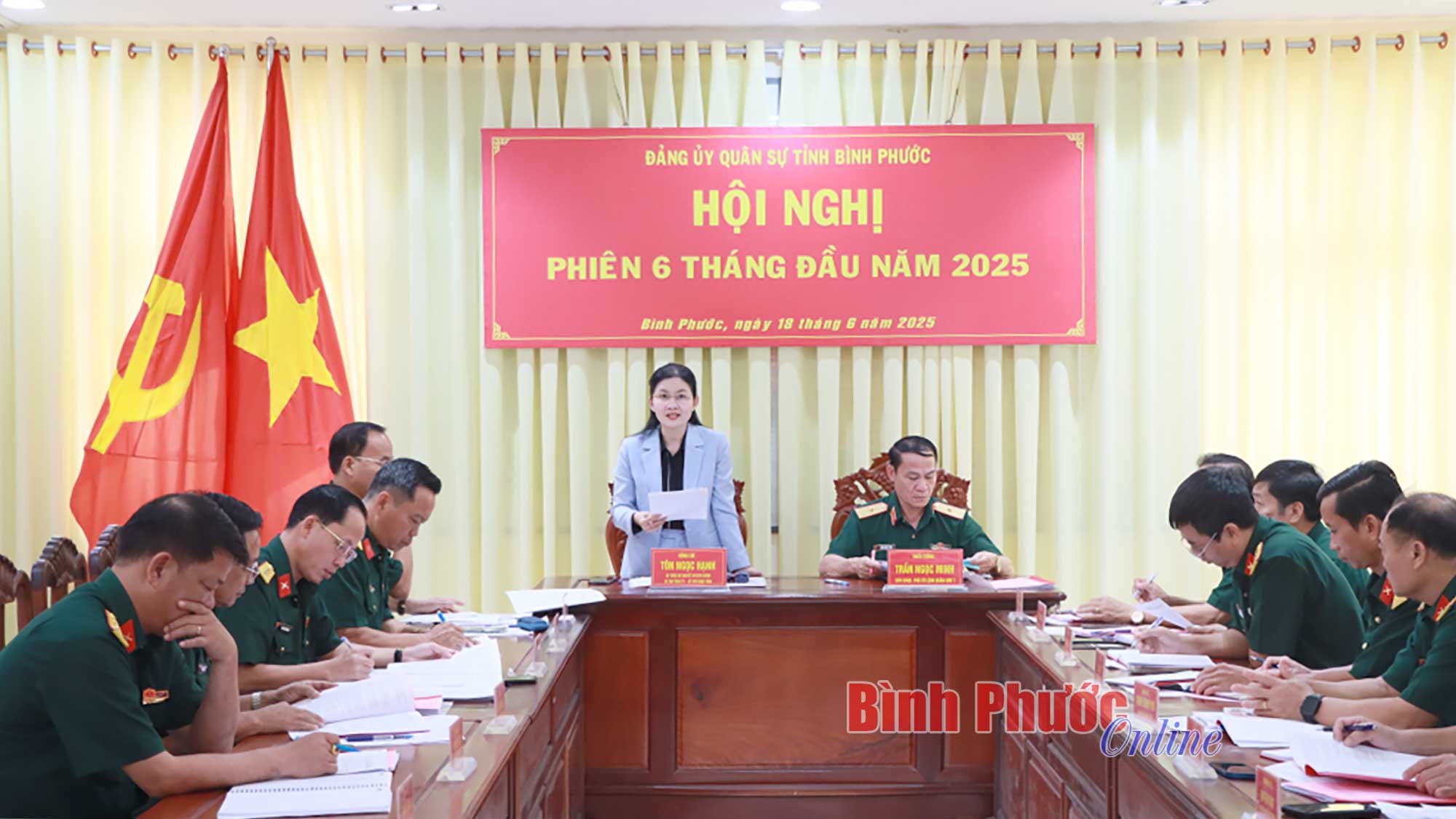 Hội nghị Đảng ủy Quân sự tỉnh phiên 6 tháng đầu năm 2025
