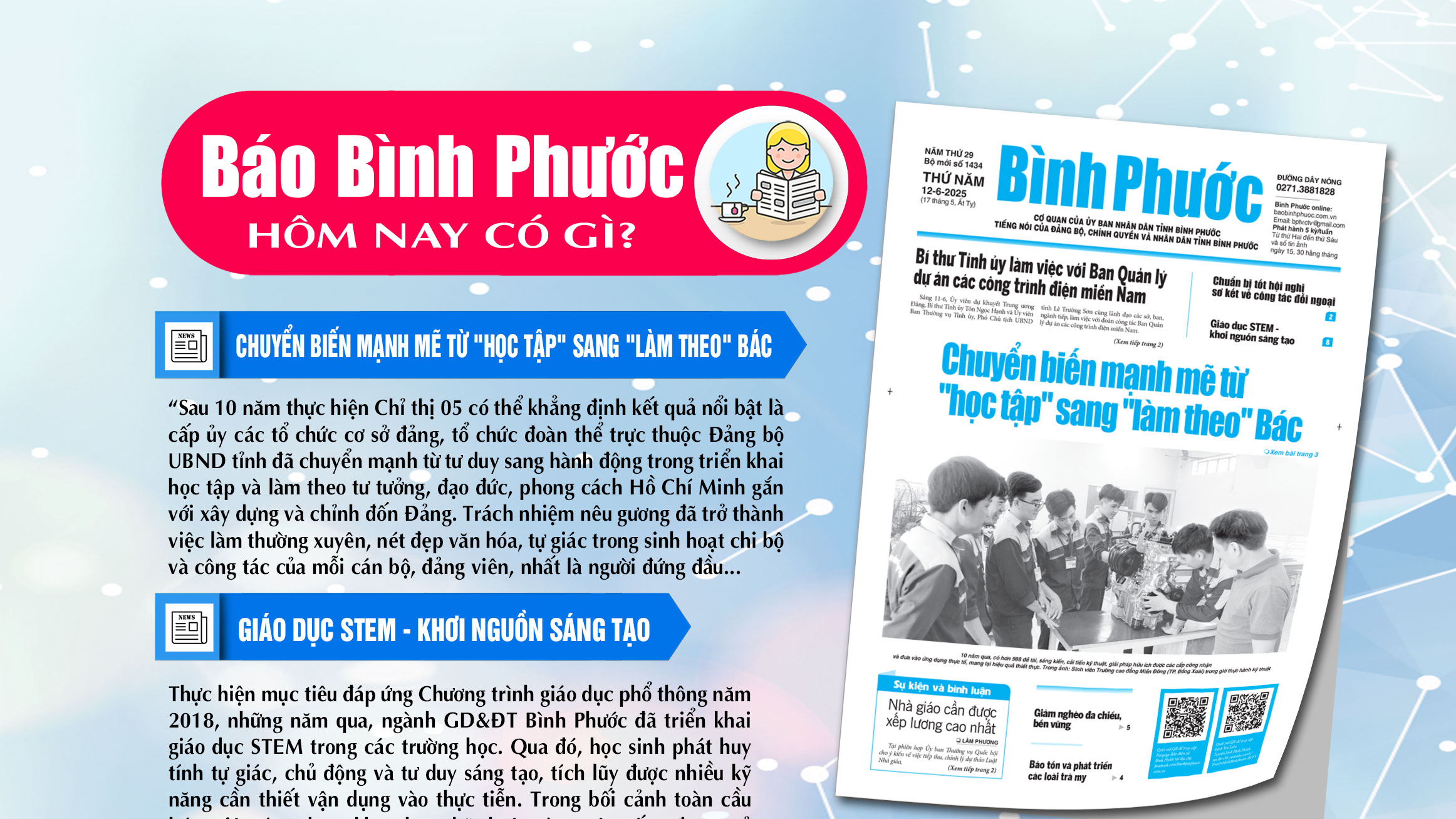 Kính mời độc giả đón đọc báo in Bình Phước hôm nay 12-6-2025