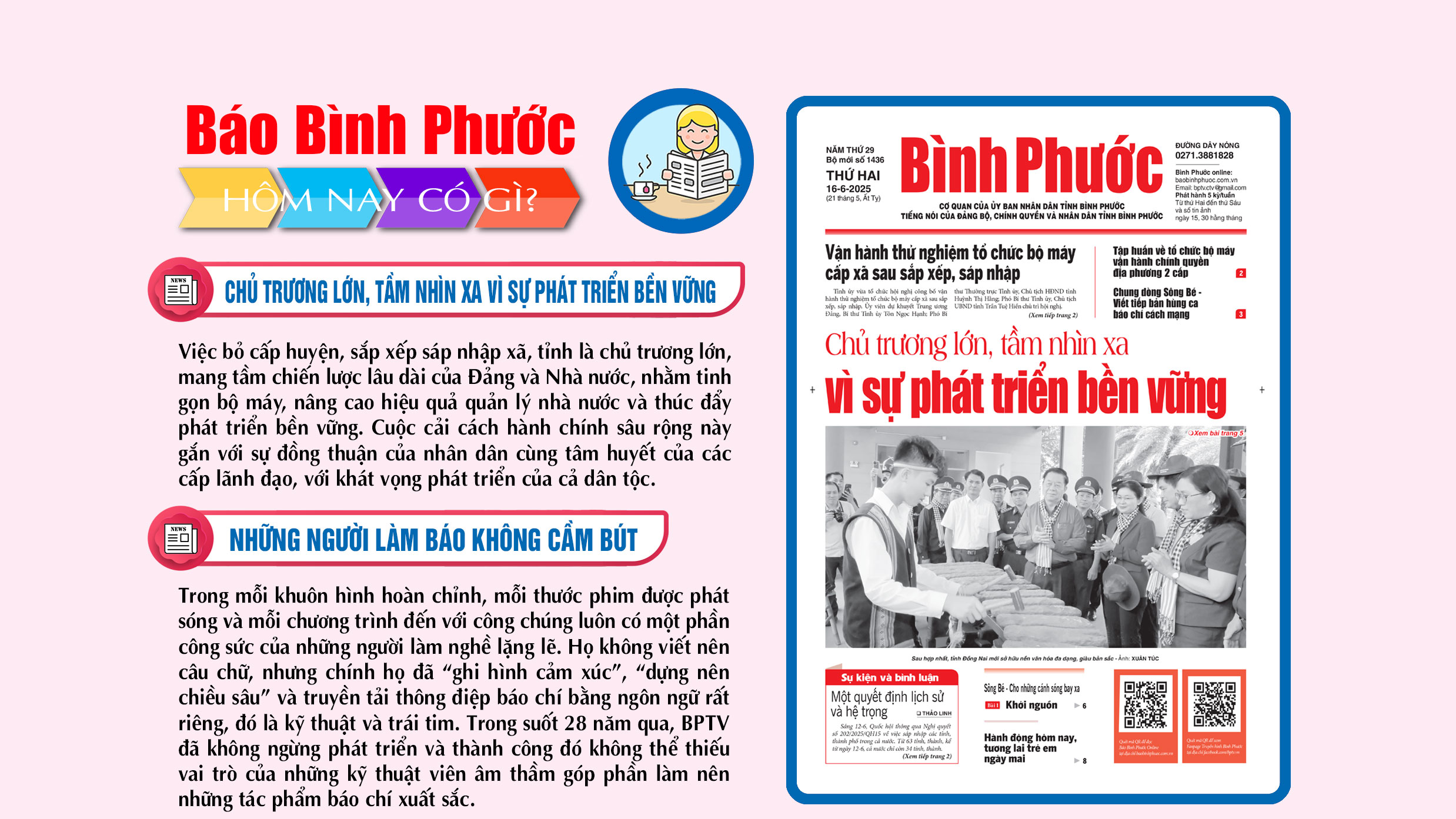 Kính mời độc giả đón đọc báo in Bình Phước hôm nay 16-6-2025