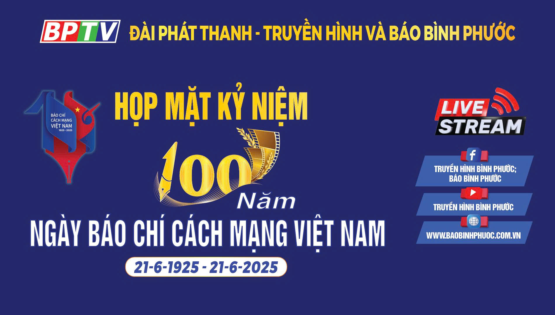[Livestream] Họp mặt kỷ niệm 100 năm Ngày Báo chí Cách mạng Việt Nam