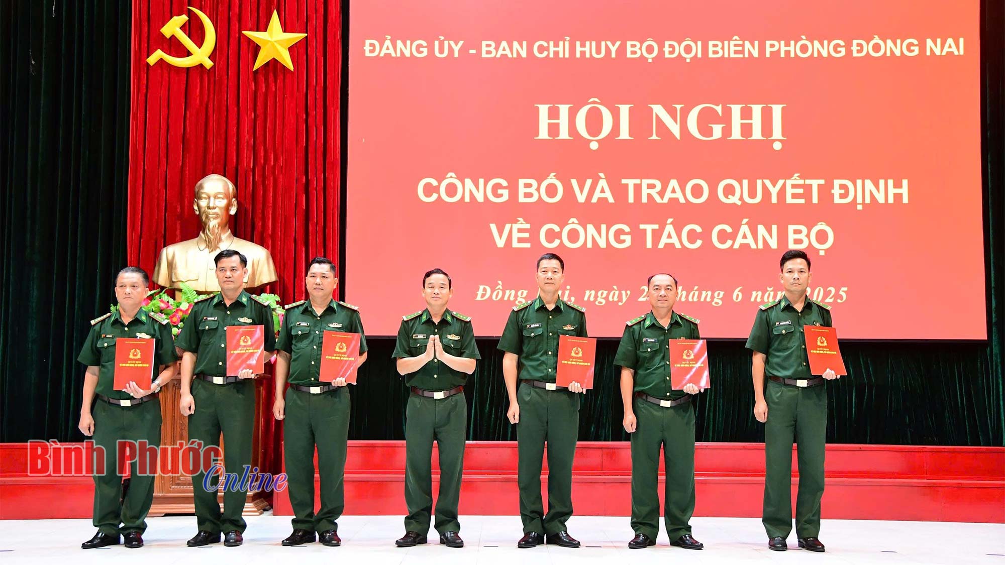 Thành lập Ban Chỉ huy Bộ đội Biên phòng trực thuộc Bộ Chỉ huy Quân sự tỉnh Đồng Nai