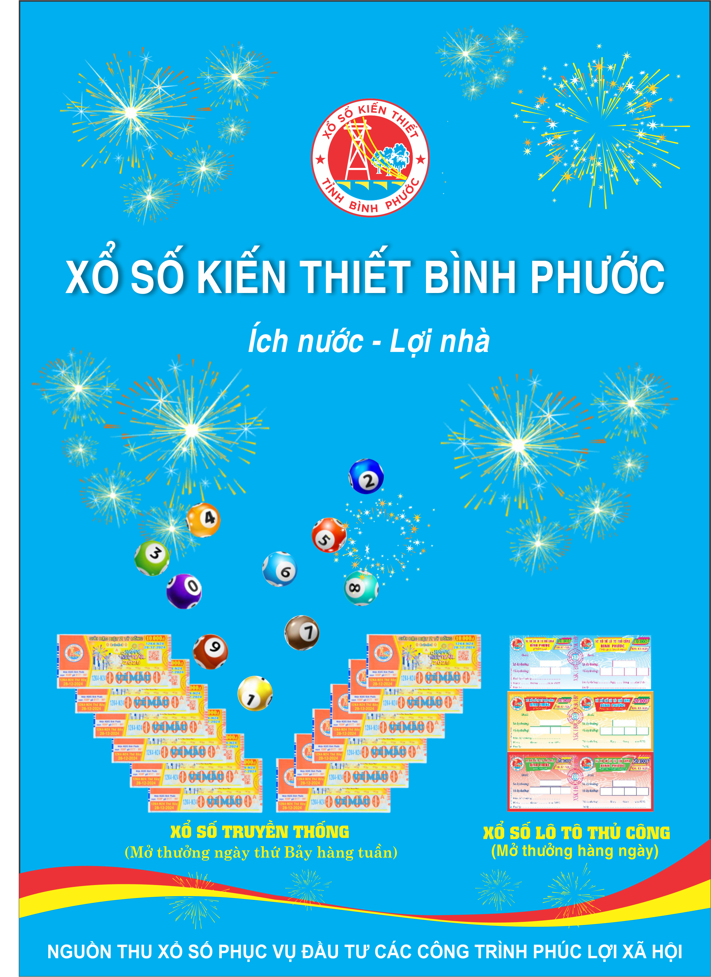 Xổ số kiến thiết Bình Phước: Ích nước, lợi nhà
