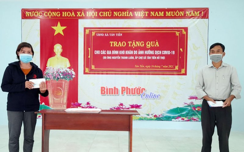 1 cá nhân ở xã Tân Tiến ủng hộ 70 triệu đồng phòng, chống Covid-19
