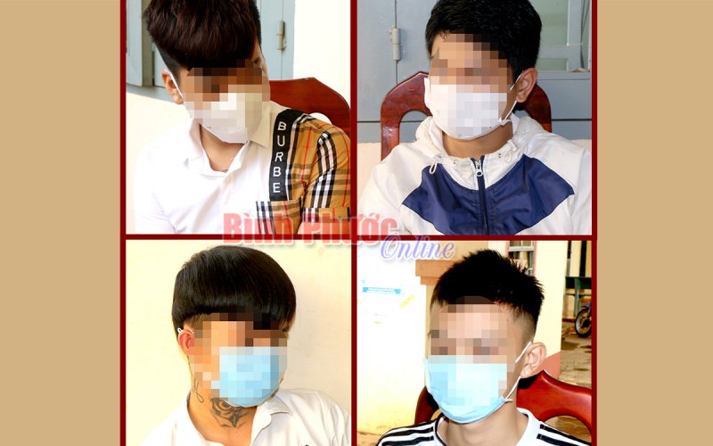 4 thanh thiếu niên tụ tập nhậu lén còn livestream khoe lên Facebook