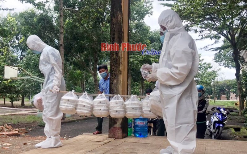 Ấm lòng khu cách ly