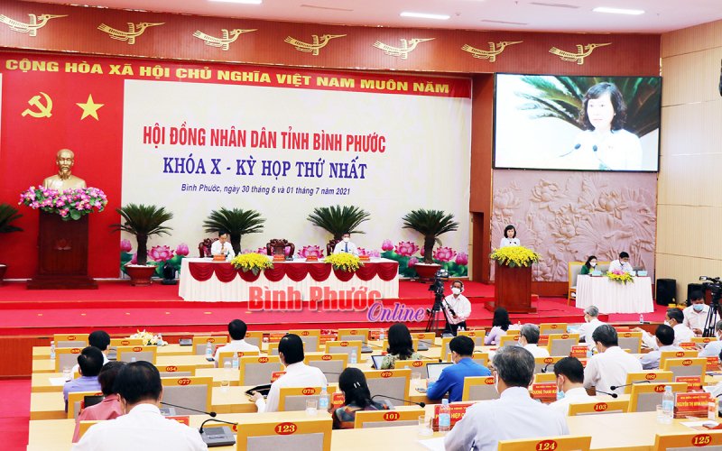 Bế mạc kỳ họp thứ nhất HĐND tỉnh khóa X