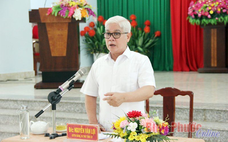 Bí thư Tỉnh ủy Nguyễn Văn Lợi: Khóa chặt các cửa ra vào tỉnh