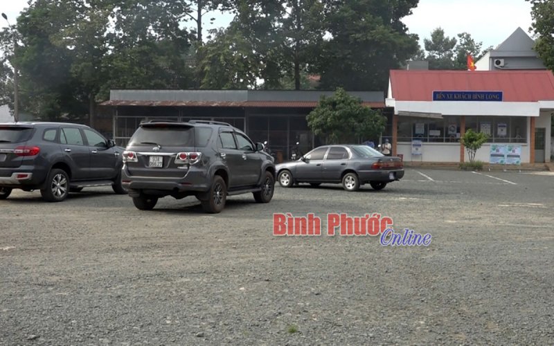 Bình Long bố trí điểm tập kết hàng hóa tại bến xe Bình Long