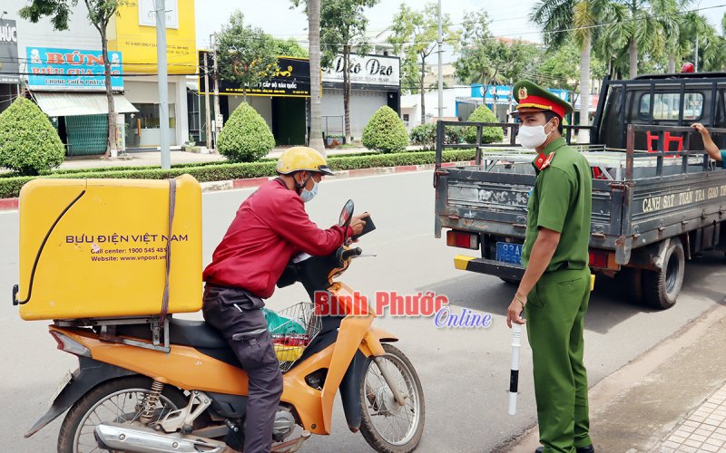 Bình Phước: Hướng dẫn nhận diện người và phương tiện di chuyển trong thời gian thực hiện Chỉ thị 16
