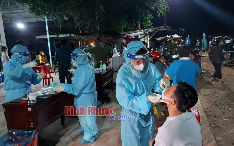 Bình Phước thêm một ca nghi nhiễm liên quan đến chợ đầu mối Bình Điền