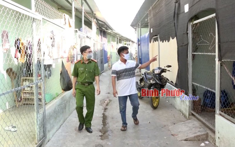 Chơn Thành: Phòng, chống Covid-19 tại các cơ sở nhà nghỉ, nhà trọ