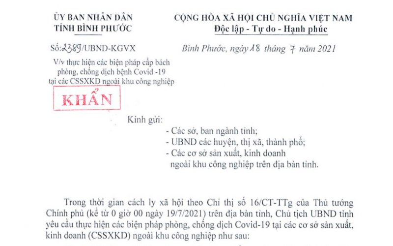 Chủ cơ sở sản xuất kinh doanh phải chịu trách nhiệm nếu để xảy ra lây lan dịch bệnh