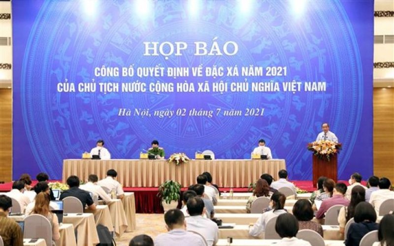 Công bố Quyết định về đặc xá năm 2021 của Chủ tịch nước