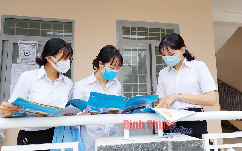 Điểm thi dự phòng Trường THCS Minh Hưng diễn ra an toàn