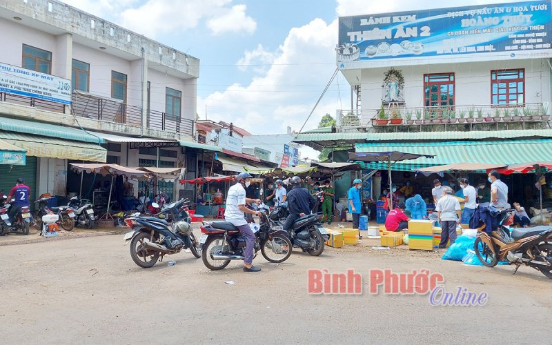 Điều chỉnh, thu hẹp các phạm vi phong tỏa cách ly tạm thời tại thị trấn Lộc Ninh