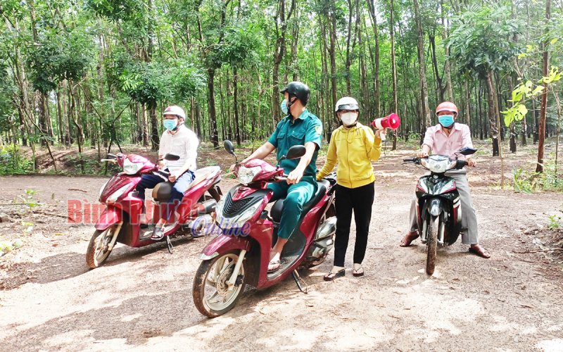 Hớn Quản đẩy mạnh tuyên truyền phòng, chống dịch